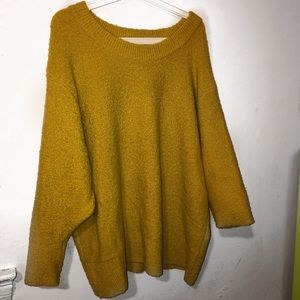 Oversized Mustard Sweater